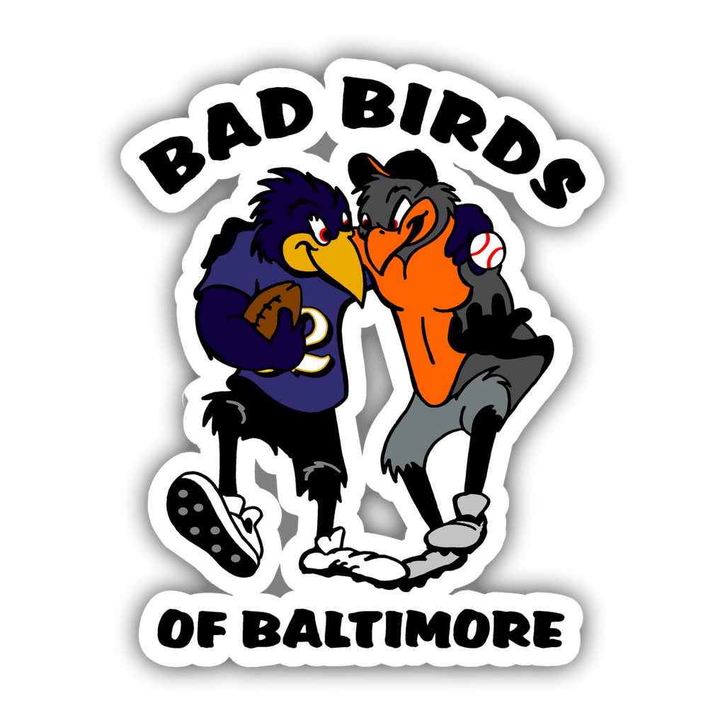 Bad Birds of Baltimore vinyl decal