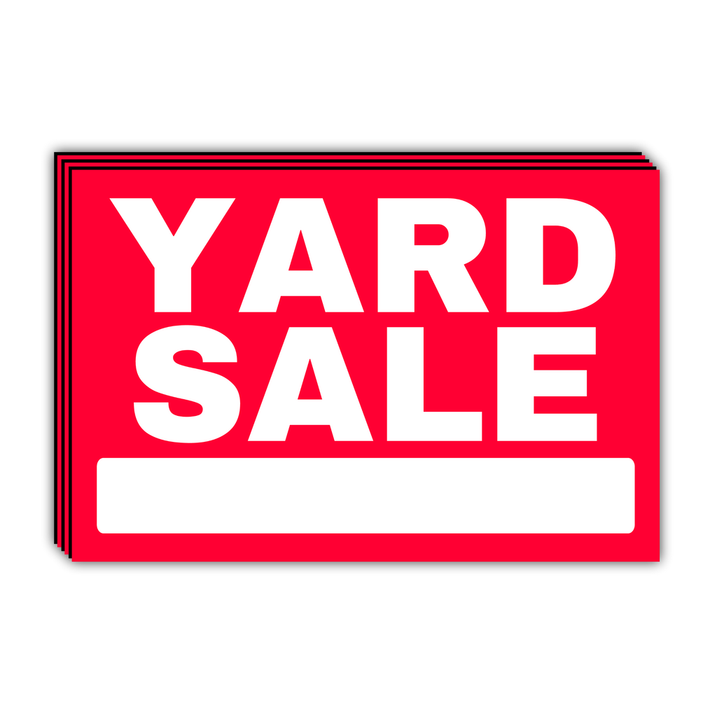 Yard Sale Sign - Corrugated Plastic