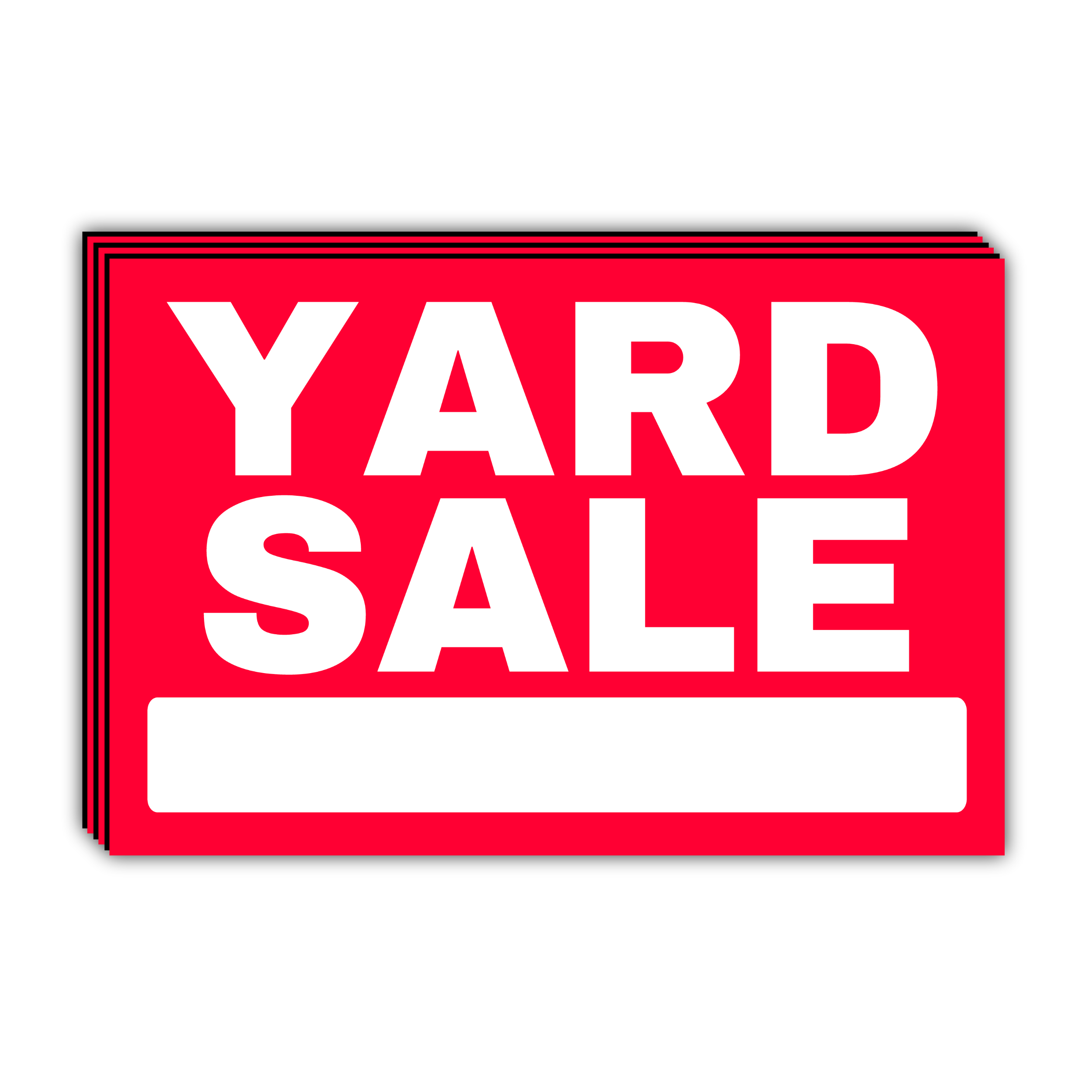 Yard Sale Sign - Corrugated Plastic