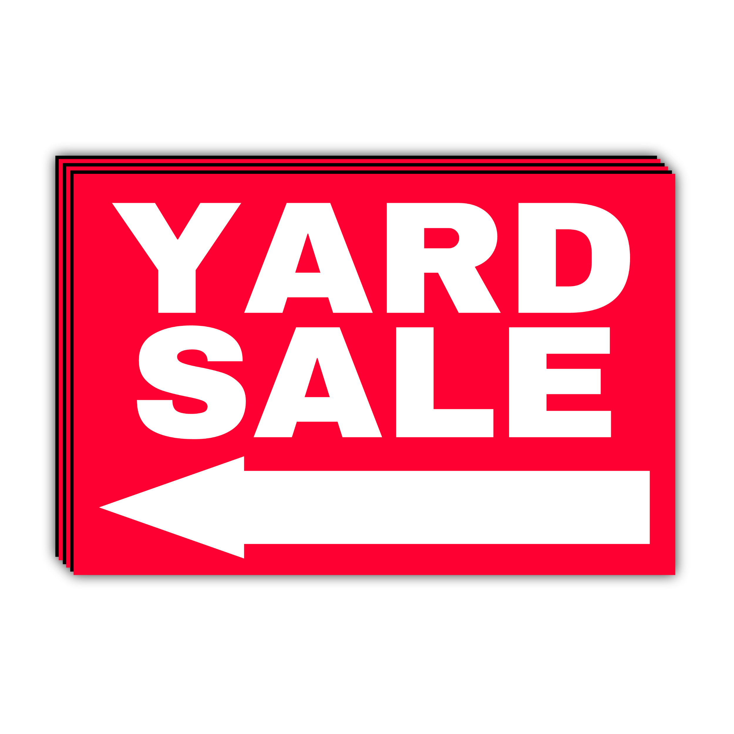Yard Sale Sign - Corrugated Plastic