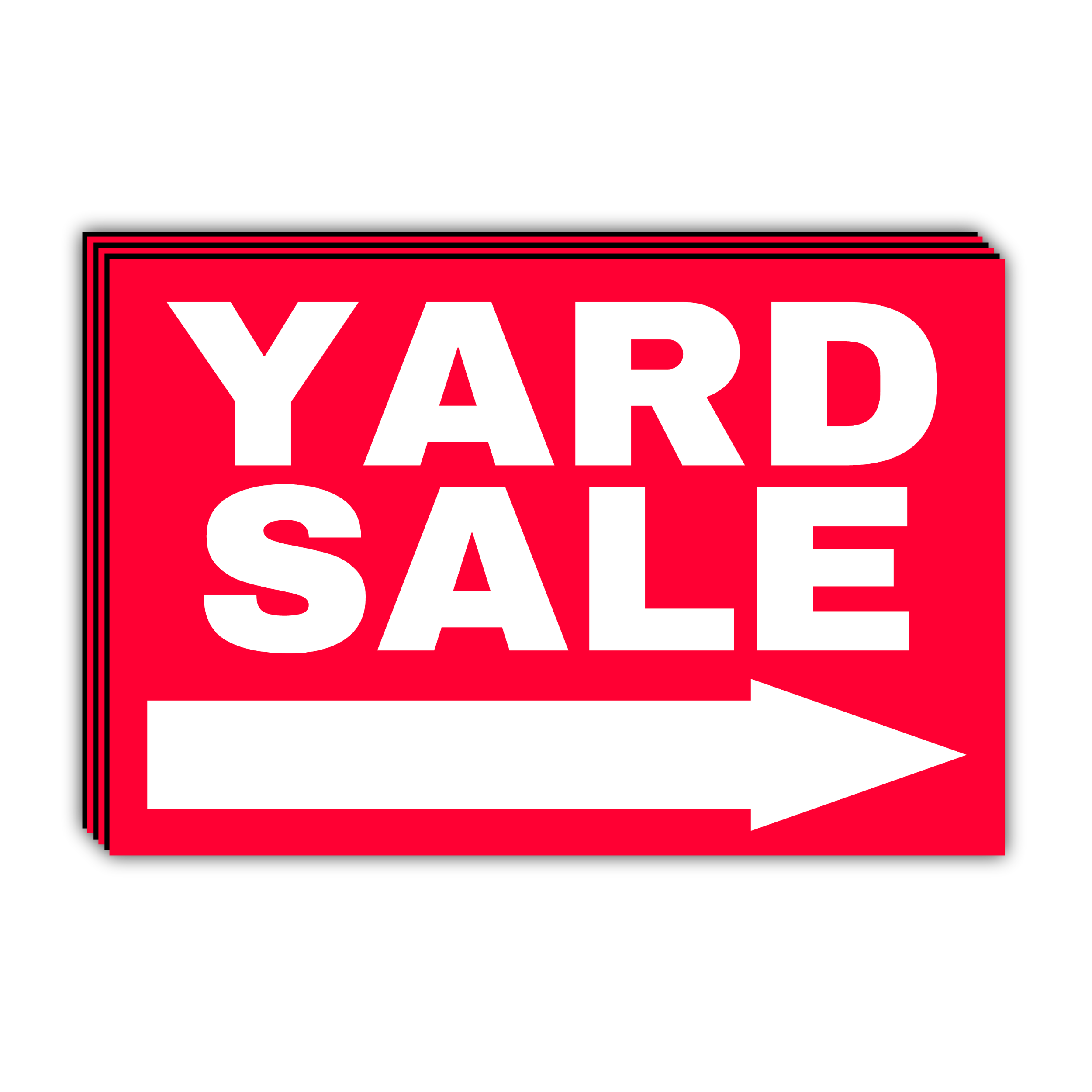 Yard Sale Sign - Corrugated Plastic