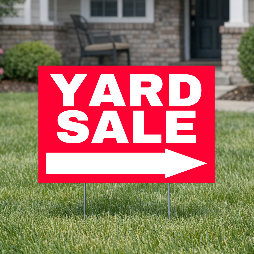Yard Sale Sign - Corrugated Plastic